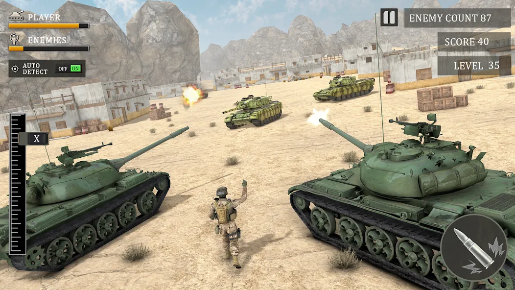 Скачать Tank Fury: Battle of Steels [MOD: безлимитные ресурсы и мощные танки] — скриншот 2