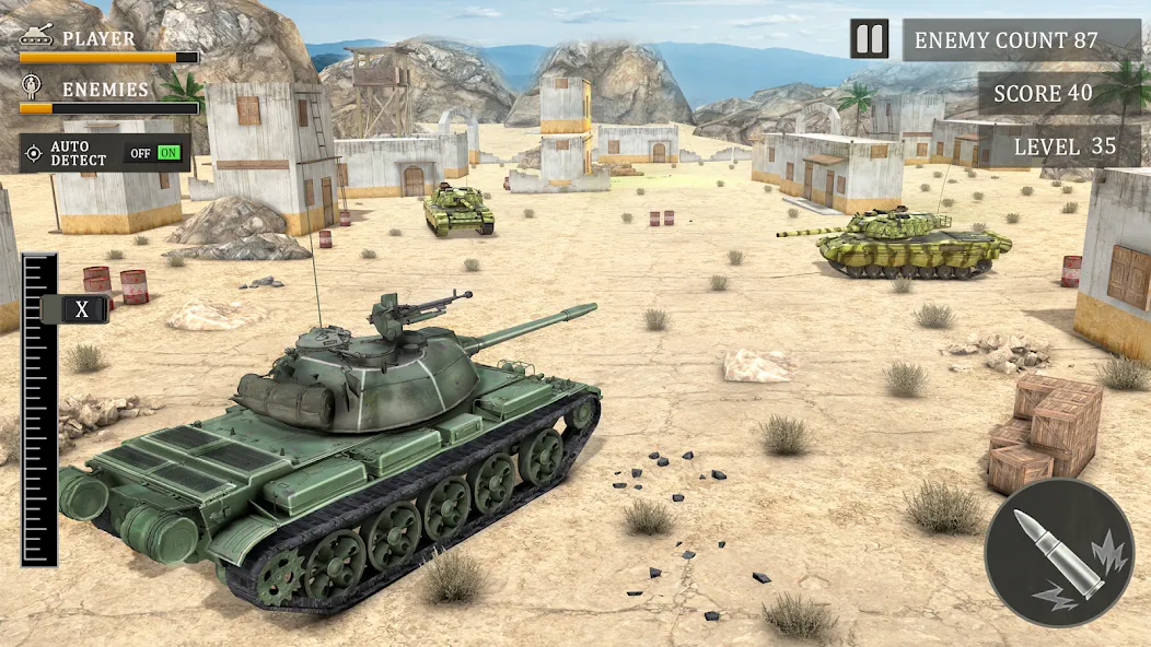 Скачать Tank Fury: Battle of Steels [MOD: безлимитные ресурсы и мощные танки] — скриншот 4