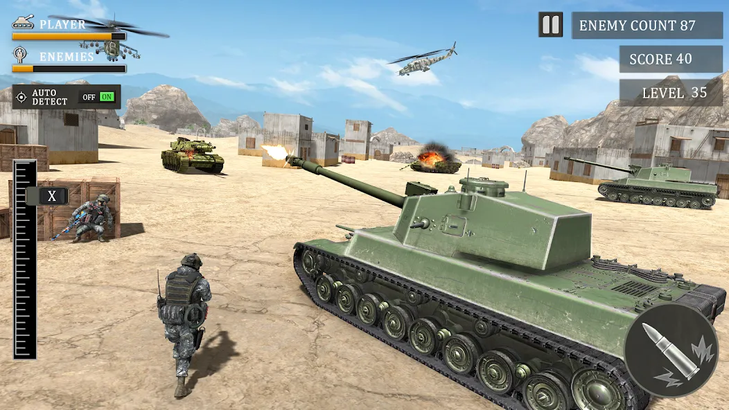 Скачать Tank Fury: Battle of Steels [MOD: безлимитные ресурсы и мощные танки] — скриншот 5