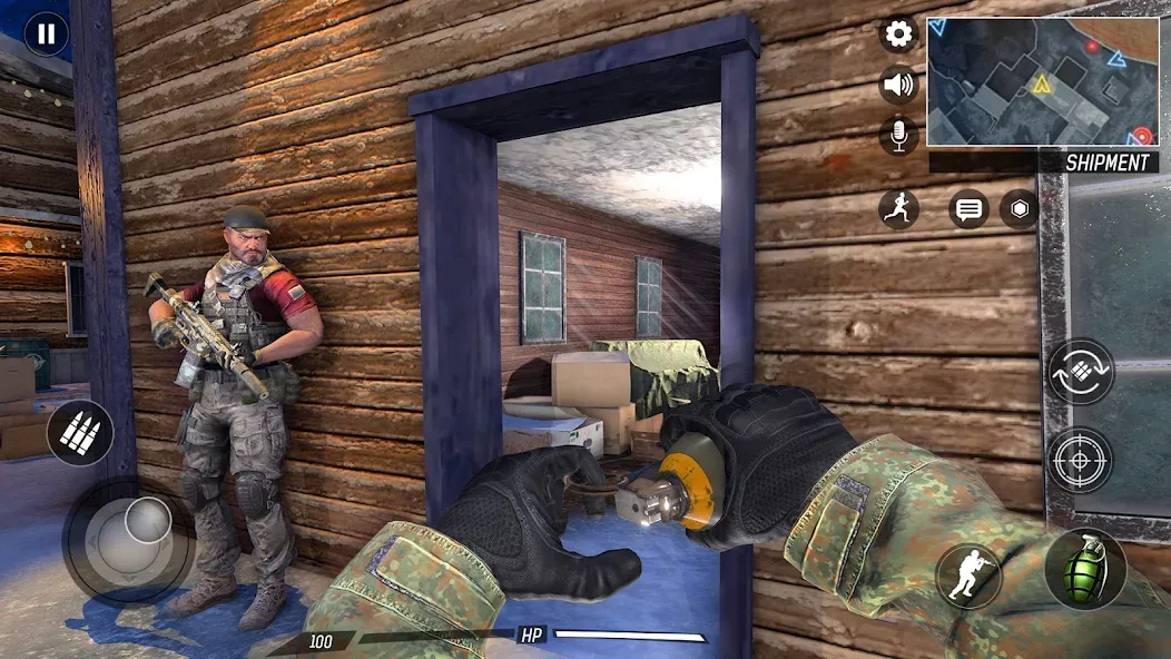 Скачать Gun Game: Hero FPS Shooter [MOD: безлимитные патроны и мощное оружие] на телефон — скриншот 2