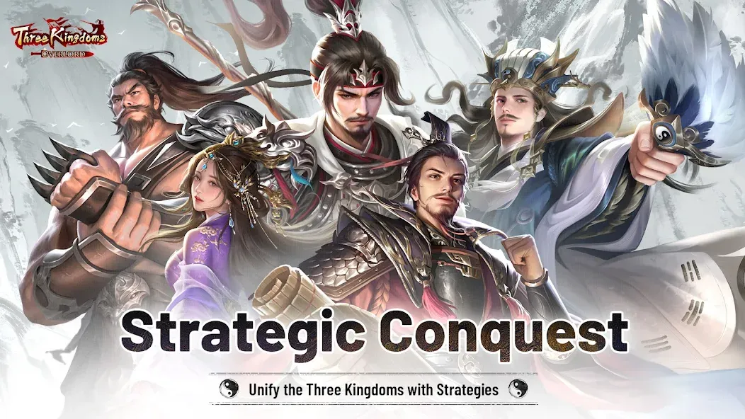 Скачать взлом Three Kingdoms: Overlord [MOD: безлимитные ресурсы и усиленные герои] — скриншот 1