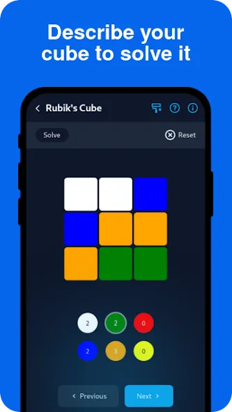 Cube Solver [MOD: подсказки для быстрой сборки] на Андроид — скриншот 2