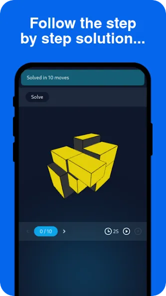Cube Solver [MOD: подсказки для быстрой сборки] на Андроид — скриншот 3