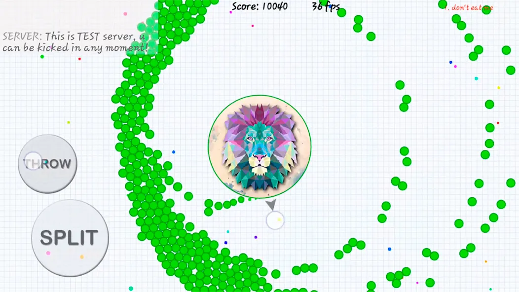 Скачать Blob.io - Multiplayer io games [MOD: много монет и мощный старт] на телефон — скриншот 2