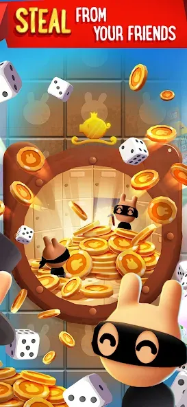 Скачать Board Kings: Board Dice Games [MOD: безлимитные броски и монеты] — скриншот 5