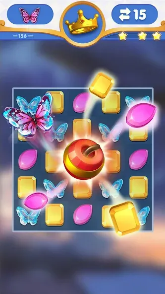 Скачать Dragondodo - Jewel Blast [MOD: безлимитные жизни и подсказки] — скриншот 2