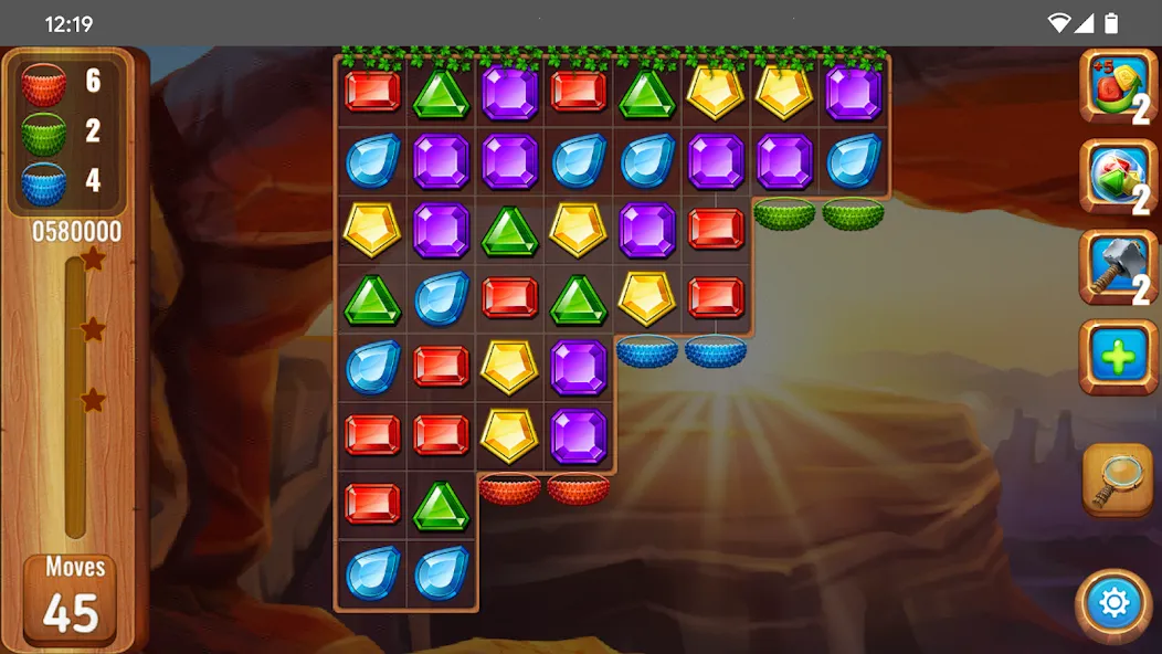 Скачать взлом Gems or jewels ? [MOD: безлимитные жизни и усилители] — скриншот 1