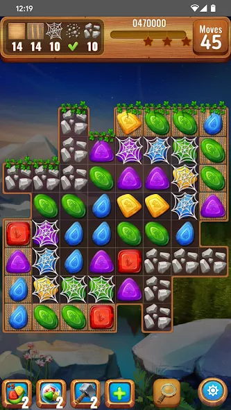 Скачать взлом Gems or jewels ? [MOD: безлимитные жизни и усилители] — скриншот 3