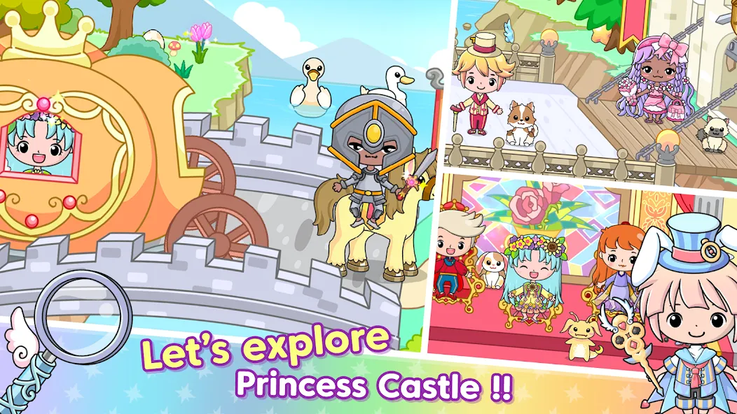 Jibi Land : Princess Castle [MOD: много монет и всё открыто] на Андроид — скриншот 1