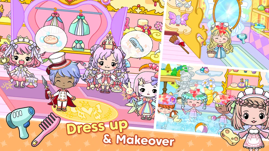 Jibi Land : Princess Castle [MOD: много монет и всё открыто] на Андроид — скриншот 2