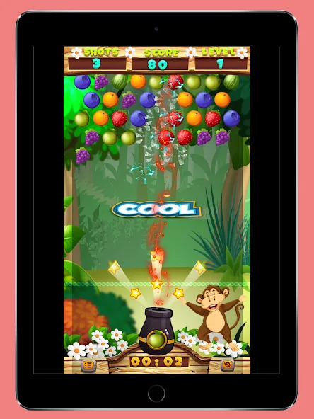 Fruits Shooter Pop [MOD: безлимитные жизни и усилители] — Скачать бесплатно (APK) — скриншот 1
