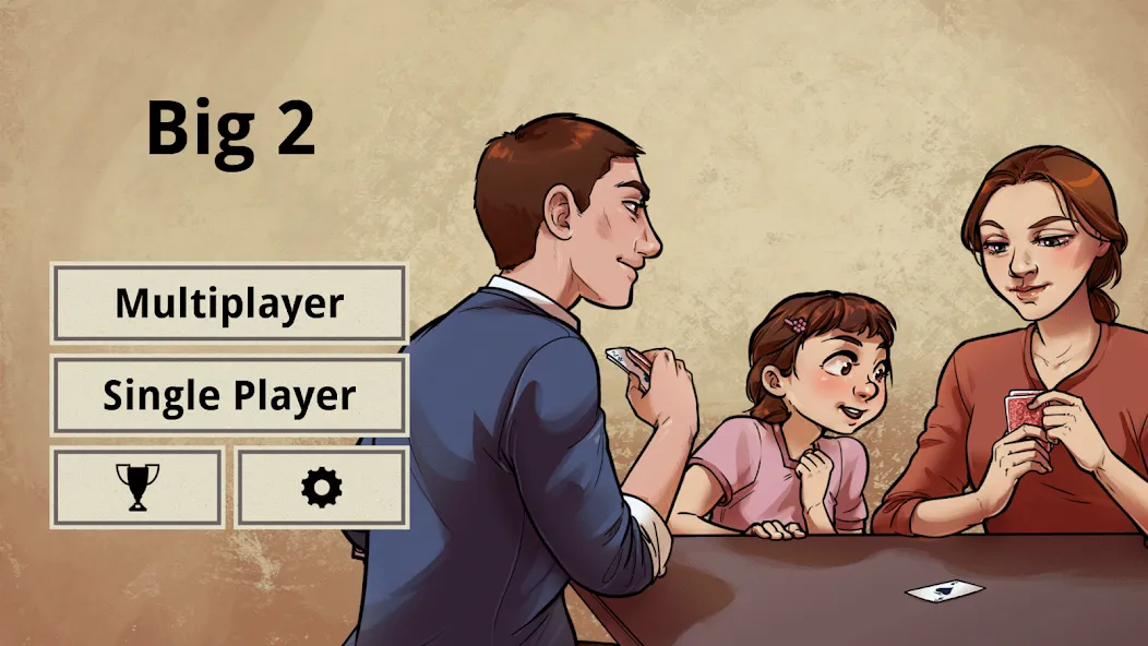 Big 2 [MOD: безлимитные фишки и все бонусы] на Андроид — скриншот 2