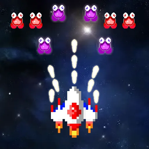 Galaxiga Retro Arcade Action [MOD: безлимитные деньги и усиленное оружие] последняя версия — скриншот 5