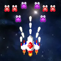 Galaxiga Retro Arcade Action [MOD: безлимитные деньги и усиленное оружие] последняя версия