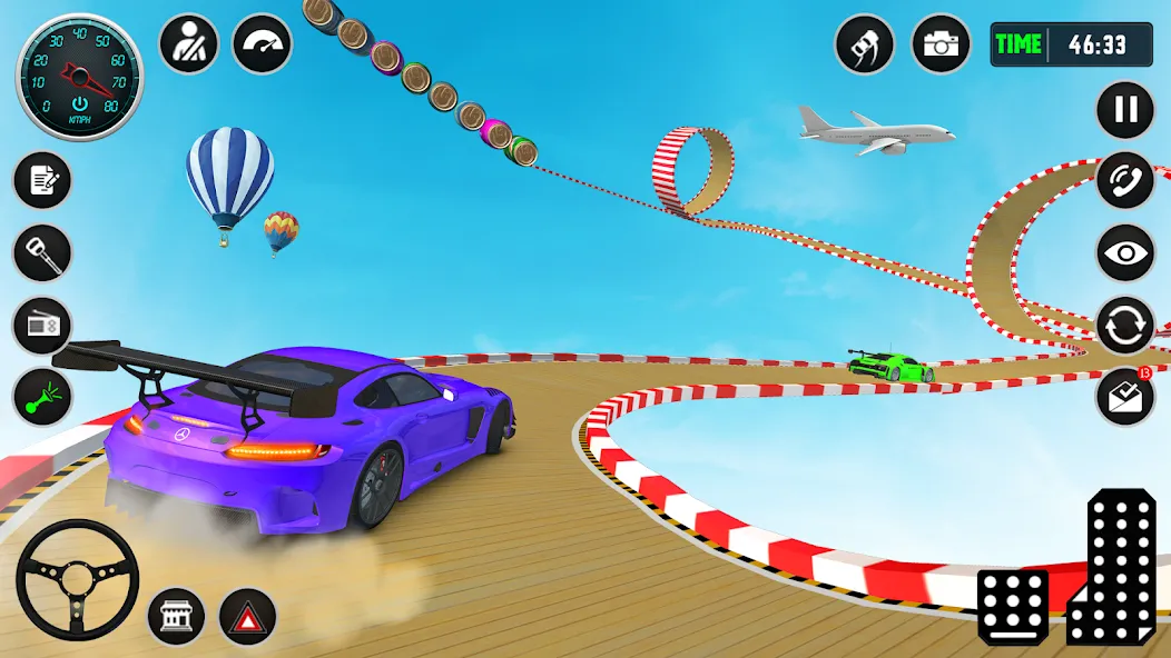 Скачать взлом Ramp Car Stunt Racing Game [MOD: безлимитные деньги и все машины открыты] — скриншот 4