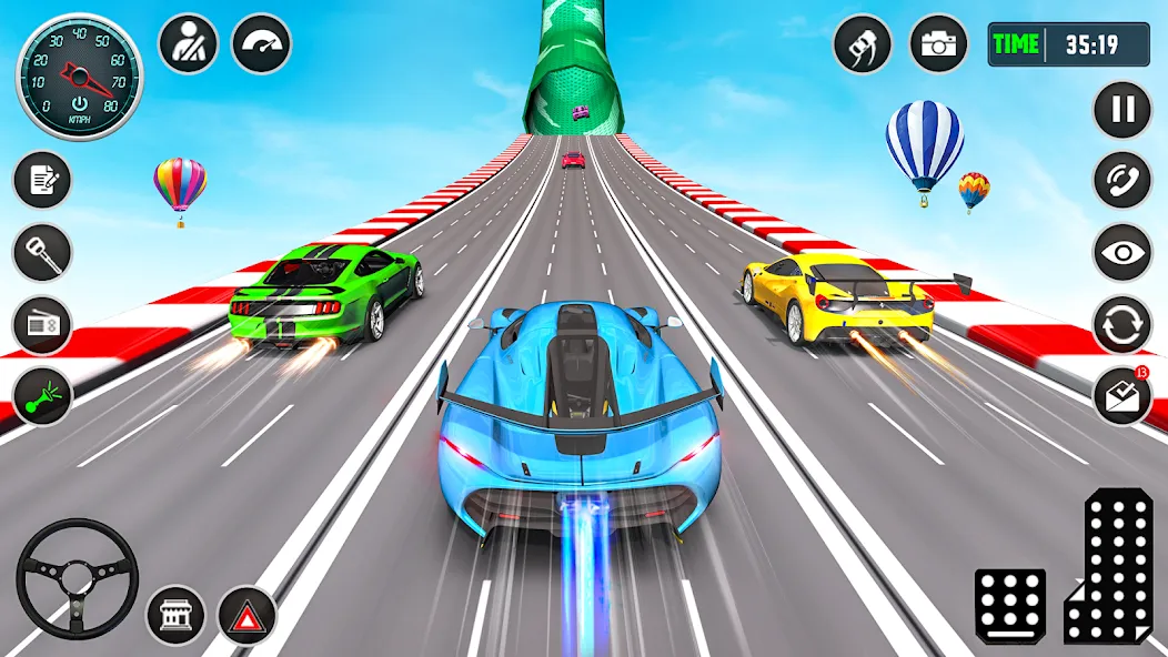 Скачать взлом Ramp Car Stunt Racing Game [MOD: безлимитные деньги и все машины открыты] — скриншот 5