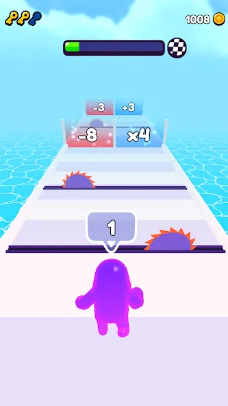Join Blob Clash 3D: Mob Runner [MOD: безлимитные деньги и все скины] — Скачать бесплатно (APK) — скриншот 1