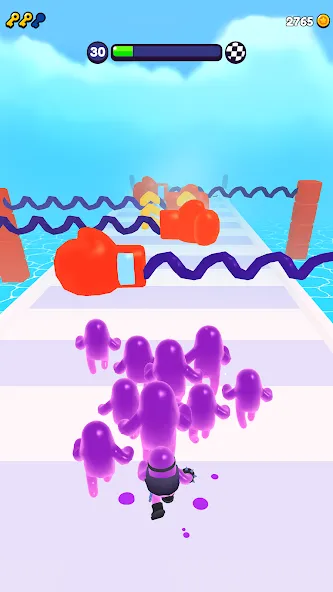 Join Blob Clash 3D: Mob Runner [MOD: безлимитные деньги и все скины] — Скачать бесплатно (APK) — скриншот 2