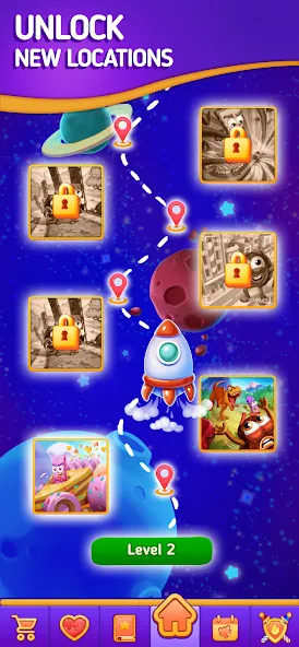 Jigsaw Puzzle by Jolly Battle [MOD: безлимитные подсказки и жизни] на Андроид — скриншот 2
