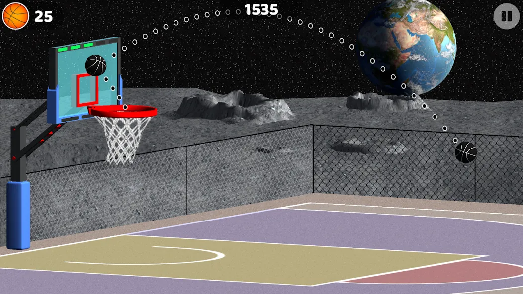 Basketball: Shooting Hoops [MOD: точные броски и много монет] на Андроид — скриншот 3