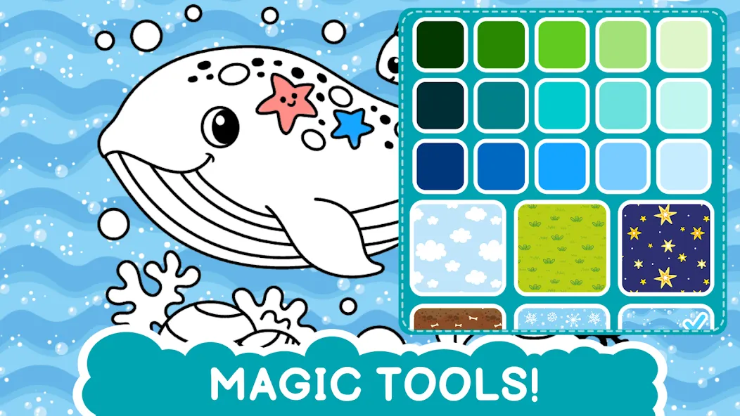 Easy coloring book for kids [MOD: все раскраски разблокированы] — Скачать бесплатно (APK) — скриншот 4