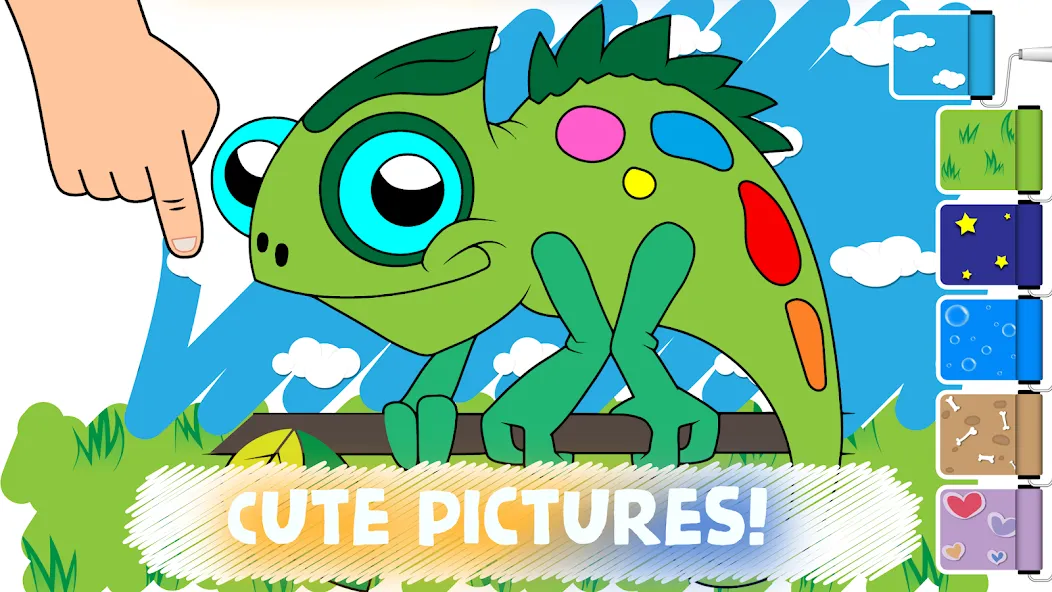 Скачать Easy coloring pages for kids [MOD: разблокированы все раскраски] на телефон — скриншот 4