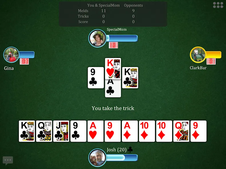 Pinochle.Net [MOD: разблокированы все функции и карты] на Андроид — скриншот 5