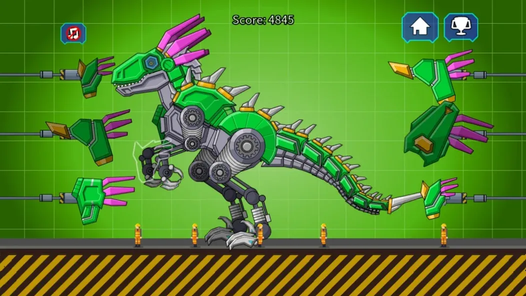 Velociraptor Rex Dino Robot [MOD: много денег и все динозавры открыты] последняя версия — скриншот 1