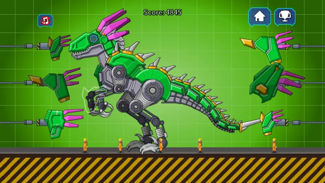 Velociraptor Rex Dino Robot [MOD: много денег и все динозавры открыты] последняя версия — скриншот 5