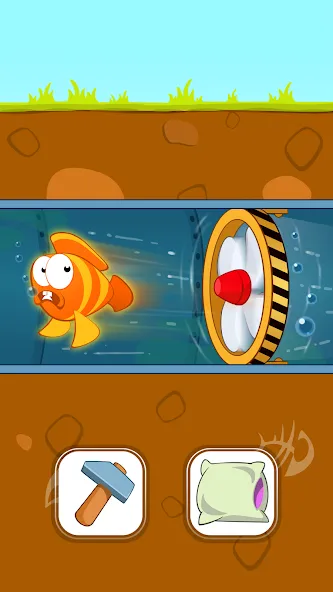 Fish Story: Save the Lover [MOD: безлимитные монеты и все уровни] на Андроид — скриншот 2