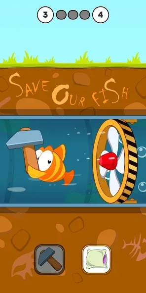 Скачать Neptune vs Mermaid: Fish Prank [MOD: безлимитные монеты и рыбы] — скриншот 2