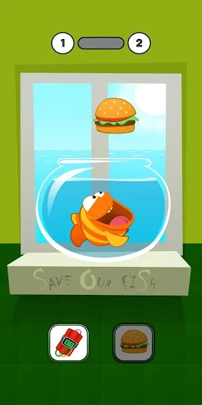 Скачать Neptune vs Mermaid: Fish Prank [MOD: безлимитные монеты и рыбы] — скриншот 4