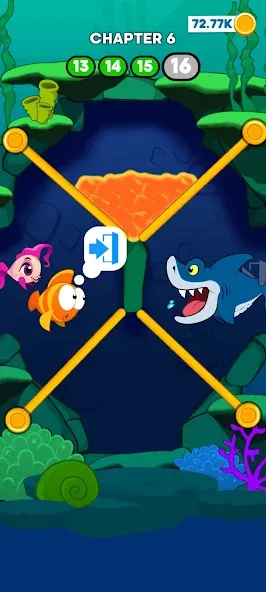 Скачать Neptune vs Mermaid: Fish Prank [MOD: безлимитные монеты и рыбы] — скриншот 5