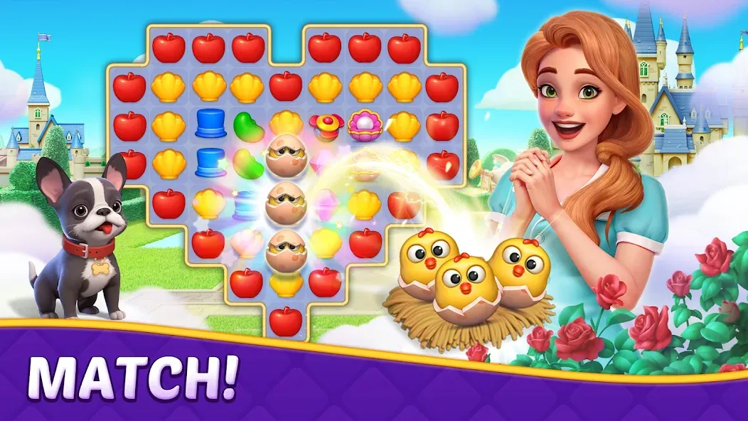 Скачать Matching Story - Puzzle Games [MOD: безлимитные подсказки и ходы] — скриншот 4
