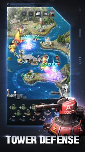 Скачать Gunship Battle Total Warfare [MOD: безлимитные ресурсы и усиленный флот] на телефон — скриншот 2