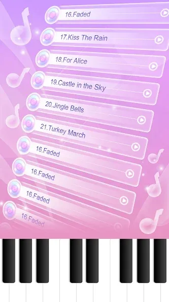 Скачать Piano Games Mini: Music Puzzle [MOD: открыты все песни и уровни] — скриншот 5