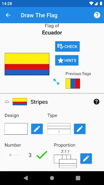 Draw The Flag - Quiz & Maker [MOD: все флаги разблокированы и без рекламы] (Бесплатно / APK) — скриншот 3