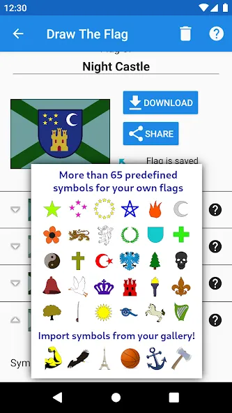 Draw The Flag - Quiz & Maker [MOD: все флаги разблокированы и без рекламы] (Бесплатно / APK) — скриншот 5