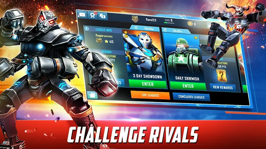 Скачать World Robot Boxing [MOD: безлимитные деньги и роботы] — скриншот 2