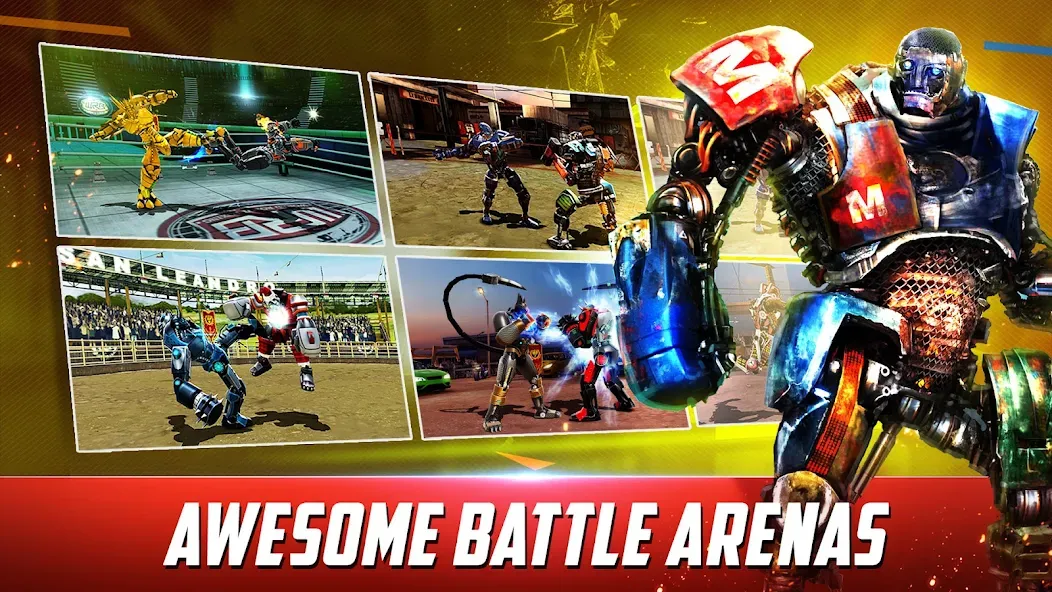 Скачать World Robot Boxing [MOD: безлимитные деньги и роботы] — скриншот 5
