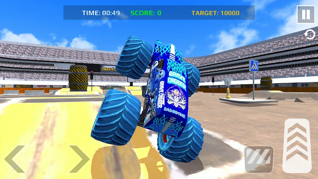 Car Games: Monster Truck Stunt [MOD: безлимитные деньги и топливный запас] последняя версия — скриншот 3