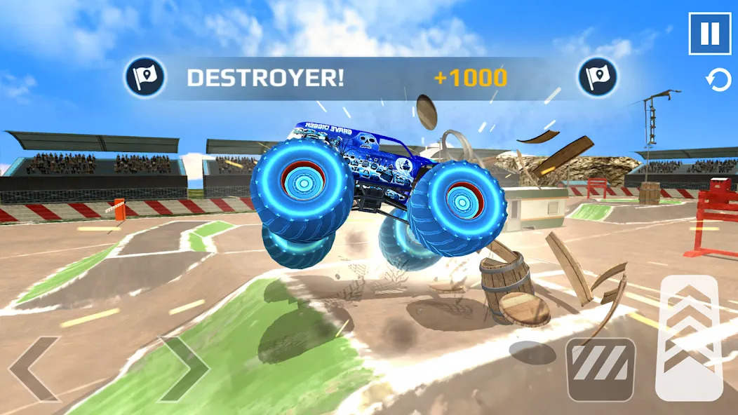 Car Games: Monster Truck Stunt [MOD: безлимитные деньги и топливный запас] последняя версия — скриншот 4