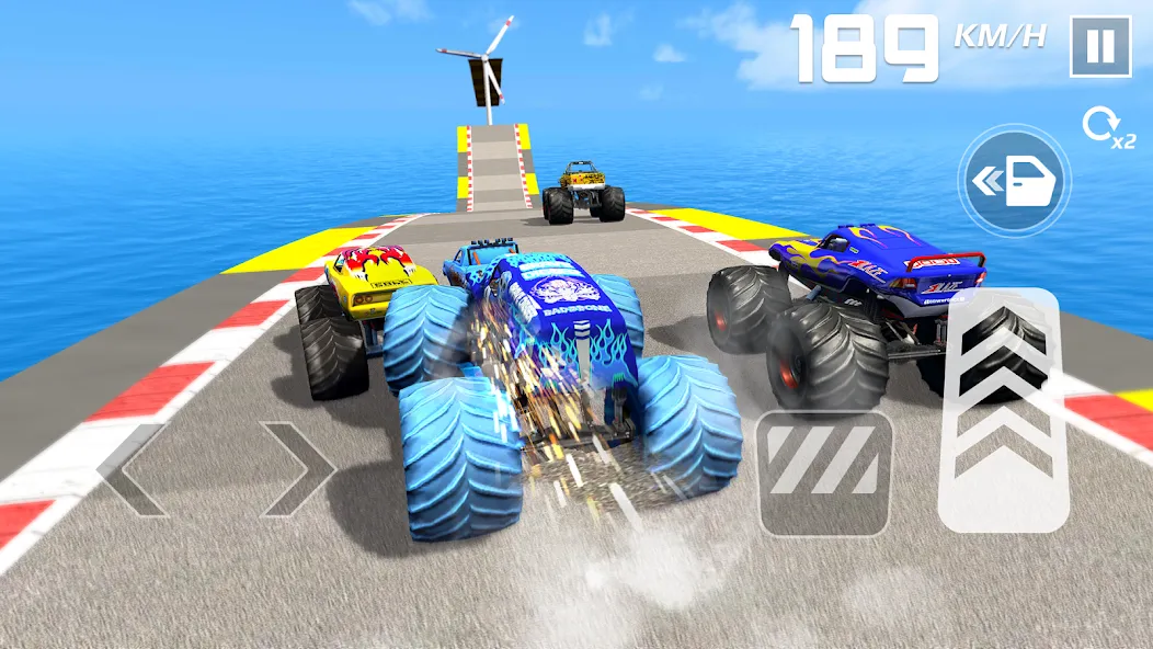 Car Games: Monster Truck Stunt [MOD: безлимитные деньги и топливный запас] последняя версия — скриншот 5