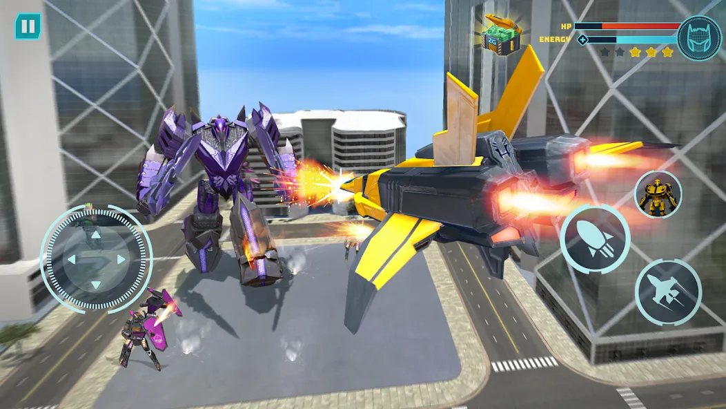 Скачать взлом Robot Game: Transform & Fight [MOD: безлимитные деньги и мощные роботы] — скриншот 3