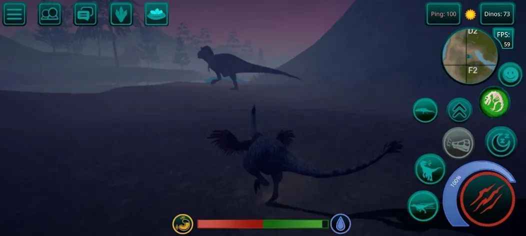Скачать The Cursed Dinosaur Isle: Game [MOD: бесконечные ресурсы и разблокированные динозавры] на телефон — скриншот 5