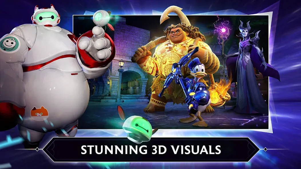 Disney Mirrorverse [MOD: безлимитные ресурсы и герои разблокированы] — Скачать бесплатно (APK) — скриншот 5