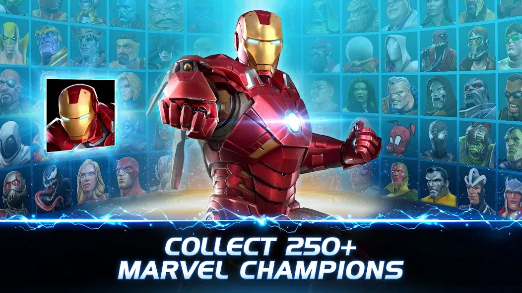 Marvel Contest of Champions [MOD: безлимитные кристаллы и усиленные герои] — Скачать бесплатно (APK) — скриншот 2