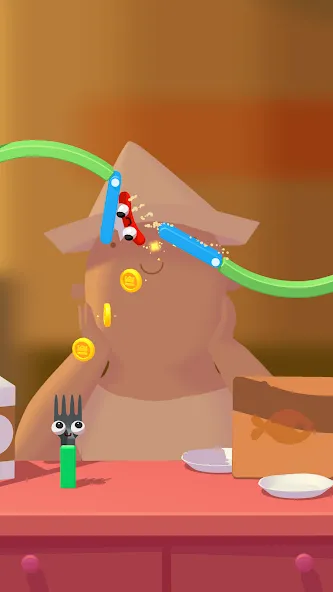 Fork N Sausage [MOD: безлимитные деньги и жизни] последняя версия — скриншот 2