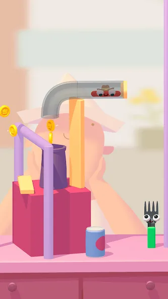 Fork N Sausage [MOD: безлимитные деньги и жизни] последняя версия — скриншот 3