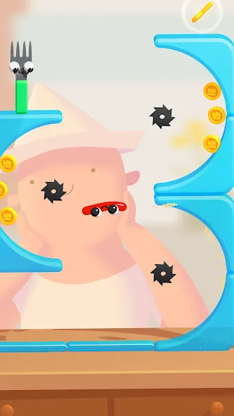 Fork N Sausage [MOD: безлимитные деньги и жизни] последняя версия — скриншот 5